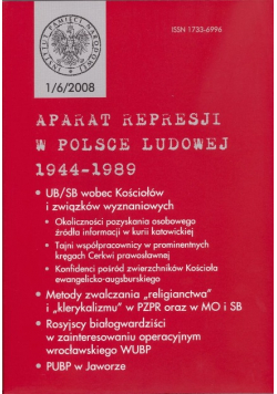 Aparat represji w Polsce Ludowej 1944  1989 1  /  6