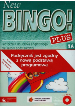 New Bingo Plus 1A Podręcznik z płytą CD + Zeszyt ćwiczeń bez elementów pisania