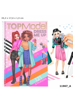 Zestaw Dress me Up Big Top Model z naklejkami 11967A