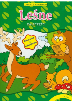 Leśne zwierzęta Zabawy z naklejkami