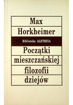 Początki mieszczańskiej filozofii dziejów