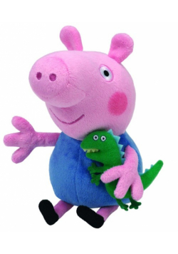 Beanie Babies Peppa Pig - George średni