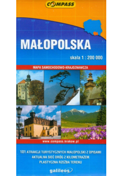 Małopolska mapa samochodowo-krajoznawcza