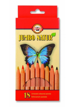 Kredki Jumbo 18 kolorów