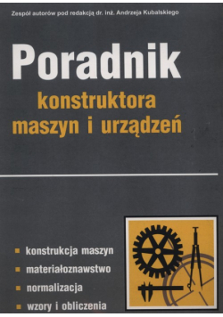 Poradnik konstrukotora maszyn i urzadzeń