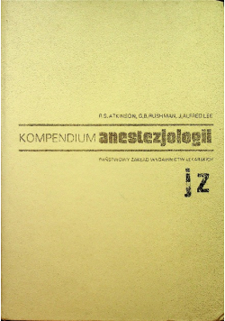 Kompendium anestezjologii