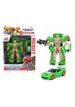Składany Auto-Robot Transformers Wojownik Green