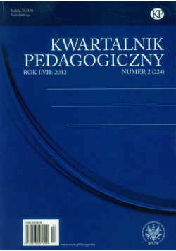 Kwartalnik Pedagogiczny nr 2 2012