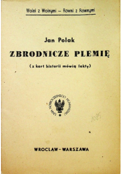 Zbrodnicze plemię