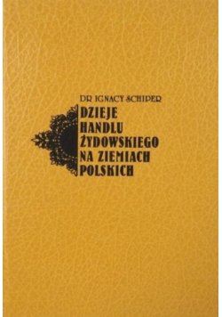 Dzieje handlu żydowskiego na ziemiach polskich