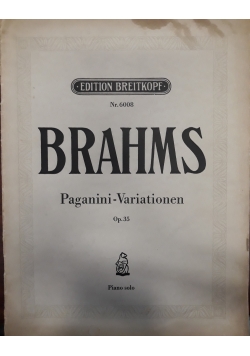 Brahms, op. 35