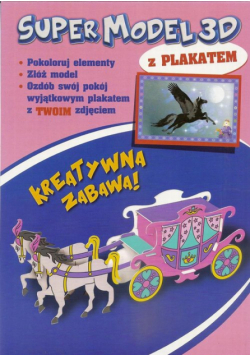 Model 3D do kolorowania plus plakat - Karoca