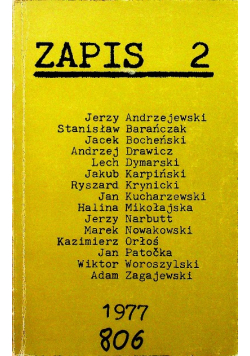 Zapis Nr 2