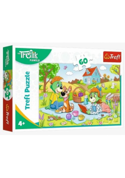 Puzzle 60 Przygody Rodziny Treflików TREFL