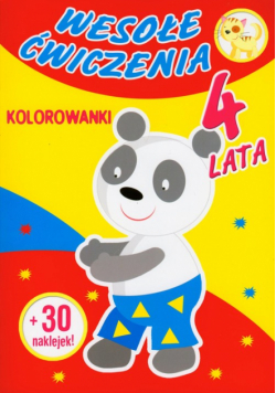 Wesołe ćwiczenia Kolorowanki 4 lata