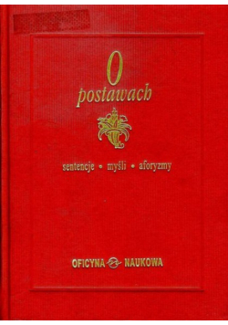 O postawach Sentencje myśli aforyzmy