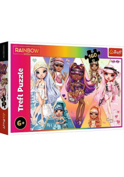 Trefl puzzle 160 Wesołe przyjaciółki Rainbow high MGA