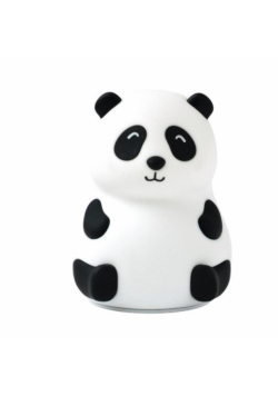 Panda lampka silikonowa biała