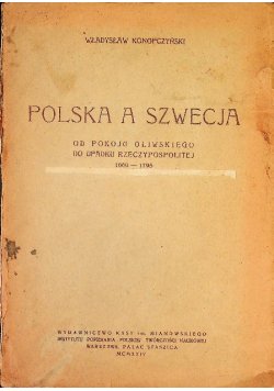 Polska a Szwecja 1924 r.