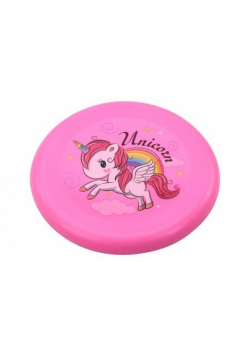 Latający dysk frisbee 20cm Jednorożec