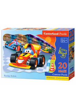 Puzzle Maxi Konturowe: Racing Action 20