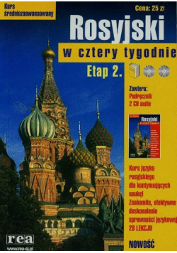 Rosyjski w cztery tygodnie + 2 CD Etap 2
