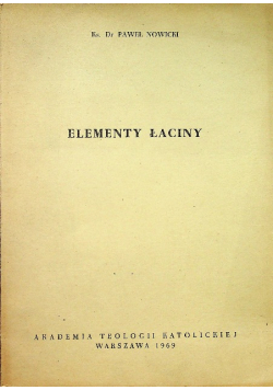 Elementy Łaciny
