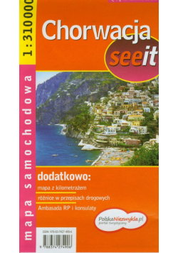 Chorwacja mapa samochodowa 1:310 000