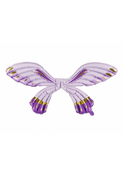 Balon foliowy Skrzydła Motyla 105x50cm fiolet mat