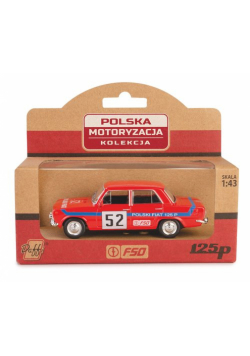 PRL Fiat 125P RALLY Czerwony