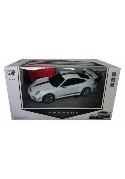 Porsche 911 GT3 zdalnie sterowane skala 1:18 białe
