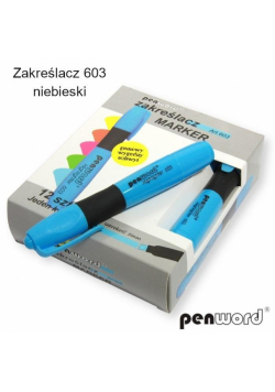 Zakreślacz niebieski (12szt)