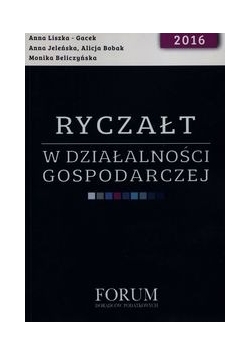 Ryczałt w działalności gospodarczej 2016