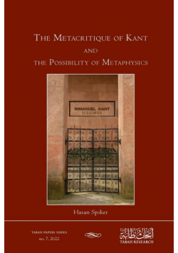 The Metacritique of Kant and the Possibility of Metaphysics