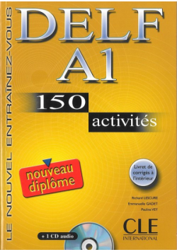 DELF A1 150 activites Nouveau diplome Ćwiczenia z płytą CD
