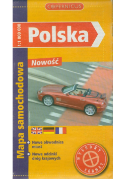 Polska mapa samochodowa 1:1 000 000