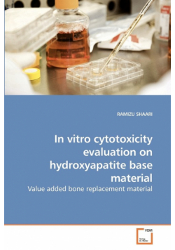 In vitro cytotoxicity evaluation on hydroxyapatite base material