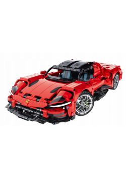 Klocki techniczne Super Car red