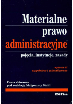 Materialne prawo administracyjne
