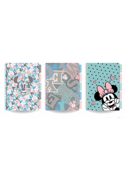Kołobrulion B5 100k. kratka Disney fashion Minnie mouse 1szt. mix