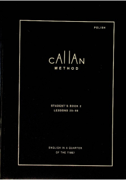 Callan Method student s book Tom 2