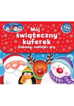 Mój świąteczny kuferek Zabawy, naklejki, gry