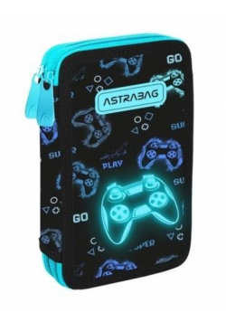 Piórnik podwójny bez wyp Astrabag Go Playing ASTRA