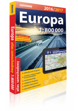 Europa atlas samochodowy 1:800 000