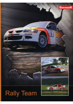 Zeszyt A5 w kratkę 32 kartki Rally Team 10 sztuk