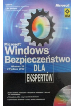 Microsoft Windows Bezpieczeństwo dla ekspertów z CD