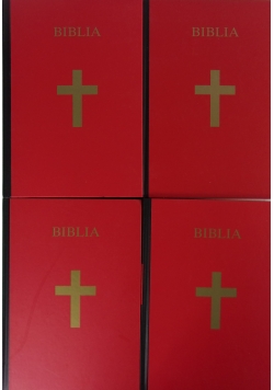 Biblia Starego i Nowego Testamentu , zestaw 4 tomów