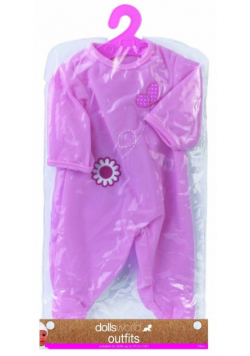 Ubranko Deluxe Fashion Boutique dla lalek do 41cm rożowe z motylkiem