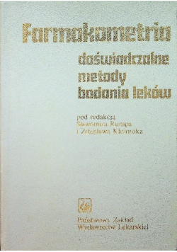 Farmakometria Doświadczalne metody badania leków