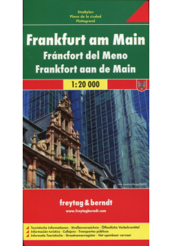 Frankfurt nad Menem Mapa 1:20 000